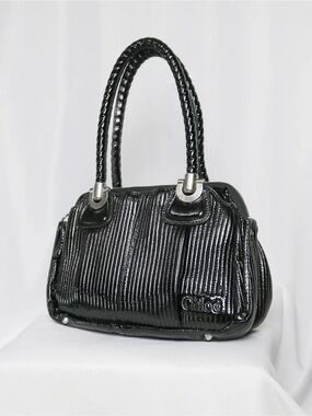 Chloé Heloise quilted patent leather bag